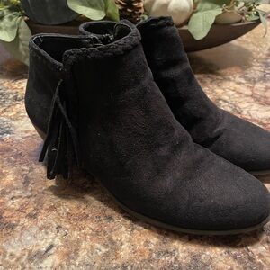 Black Suede Ankle Boots